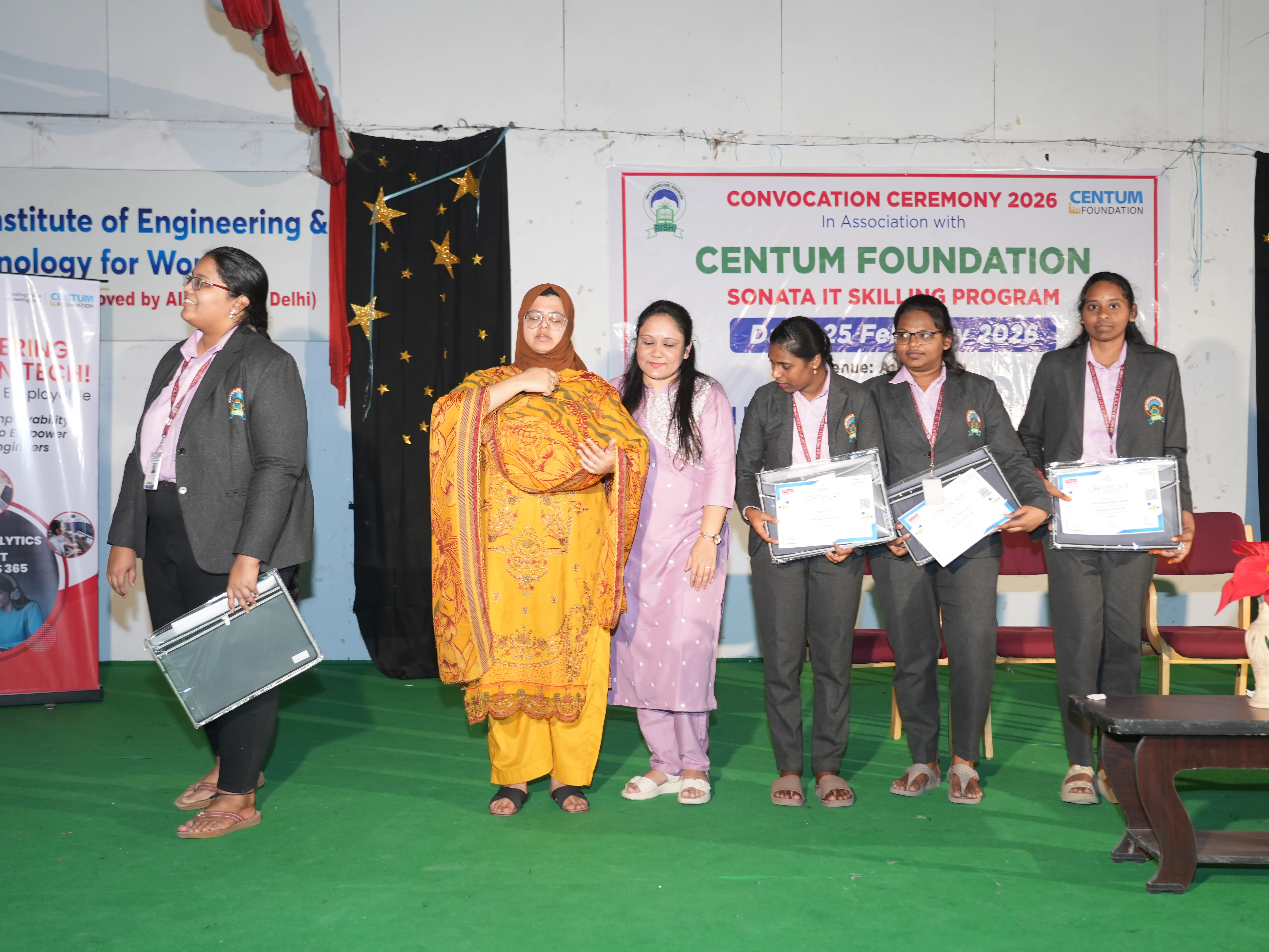 Convocation Ceremony of Sonata CSR through Centrum foundation for 4 th year students - RITW